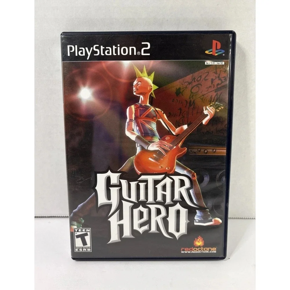 Guitar Hero PS2 Game Disc Only Sony PlayStation 2 Software Tested Working